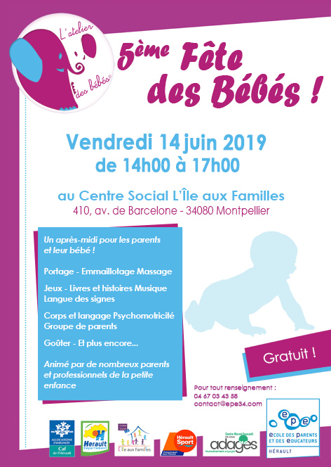 5éme Fête des Bébés – Un après-midi entier pour les bébés et leurs parents !