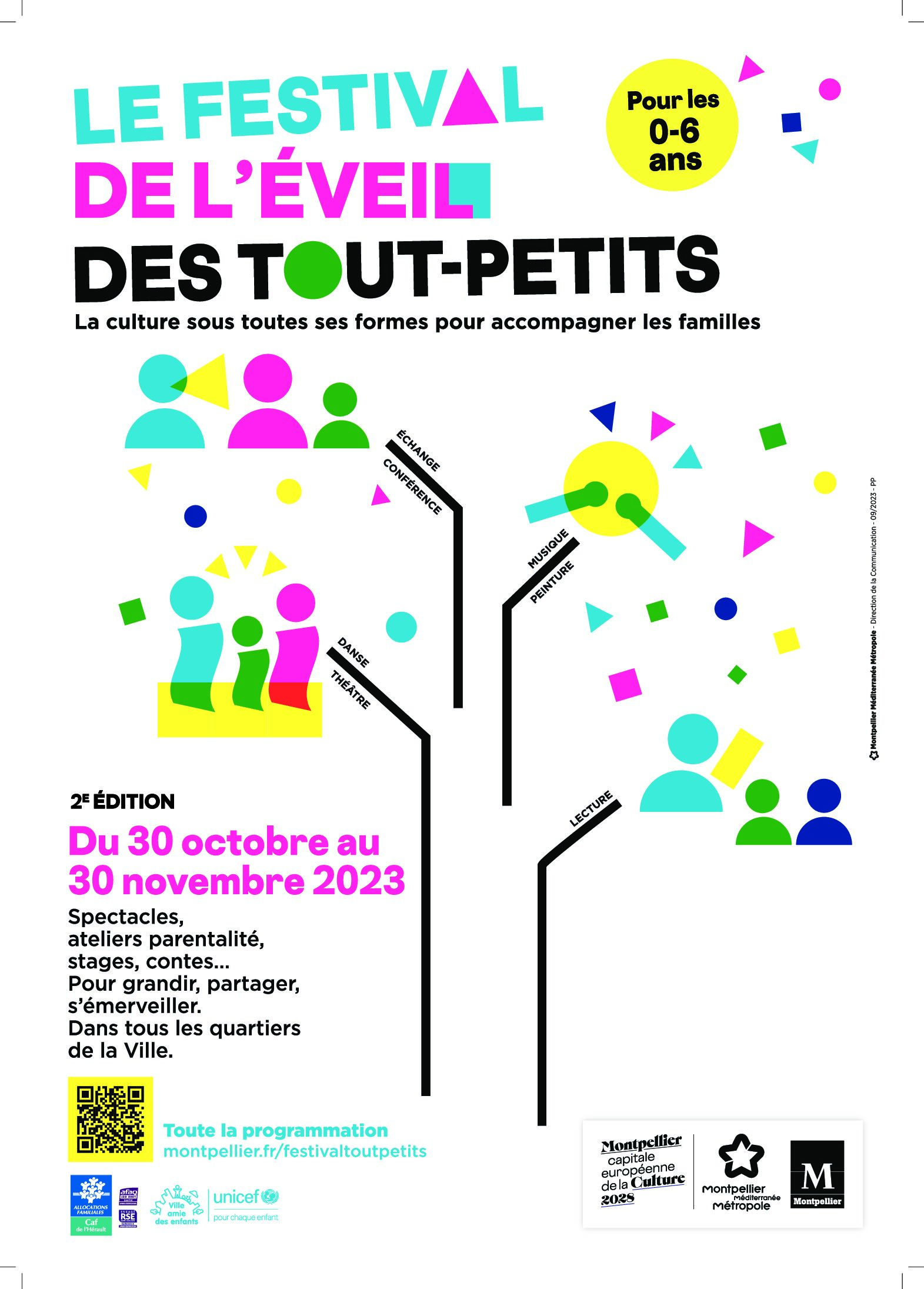 Le Festival de l’éveil des tout-petits du 1er au 30 novembre 2022