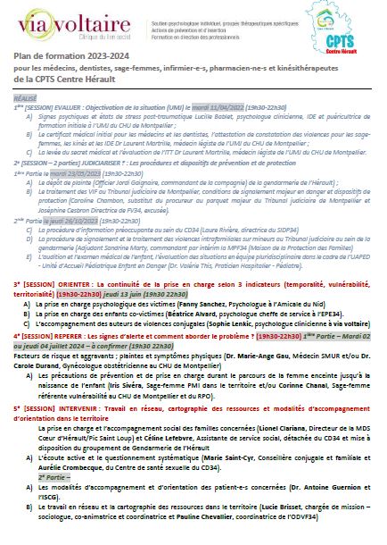 Réseau violences intrafamiliales Pays Cœur d’Hérault